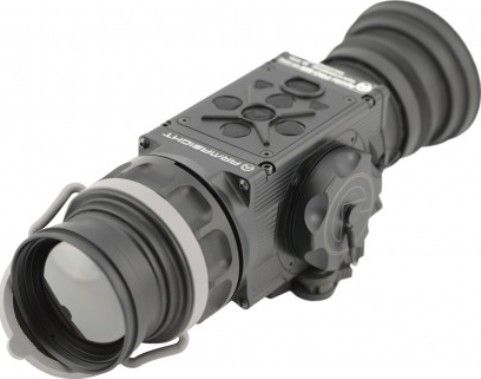 Armasight TAT176CN5APMR01 Apollo-Pro MR 336 50mm Thermal Imaging Clip-on System - 60 Hz, Germanium Objective Lens Type, Unity 1x Magnification, FLIR Tau 2 Type of Focal Plane Array, 336x256 Pixel Array Format, 17 μm Pixel Size, 30/60 Hz Refresh Rate, AMOLED SVGA 060 Display Type, 50 mm Objective Focal Length, 1:1.4 Objective F-number, 4 each 123A 3.0VDC or 4 each AA 1.5VDC Battery, UPC 849815005226 (TAT176CN5APMR01  TAT176-CN5A-PMR01  TAT176 CN5A PMR01)