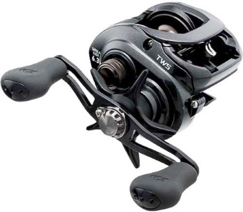 Daiwa TATULA-100H Tatula High Speed Baitcasting Reels, T-Wing System (TWS), Rugged lightweight aluminum frame and side plate (gear side), Air Rotation, Ultimate Tournament Carbon Drag UTD, Magforce-Z cast control, M FW/ L SW Action, Bearings (7BB, 1RB), 6.3:1 Gear Ratio, 26.3