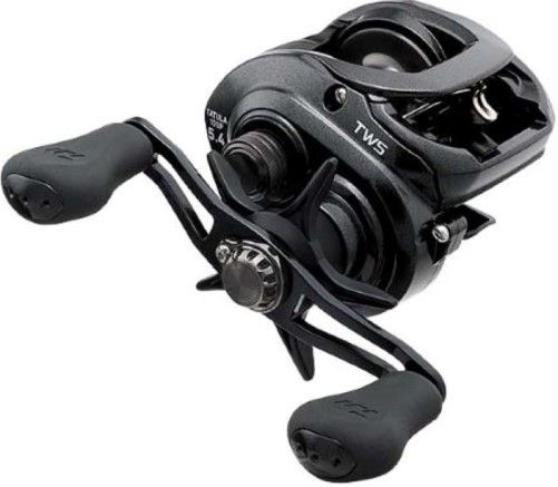 Daiwa TATULA-100P Tatula Power Baitcasting Reels, T-Wing System (TWS), Rugged lightweight aluminum frame and side plate (gear side), Air Rotation, Ultimate Tournament Carbon Drag UTD, Magforce-Z cast control, M FW/ L SW Action, Bearings (7BB, 1RB), 5.4:1 Gear Ratio, 22.9