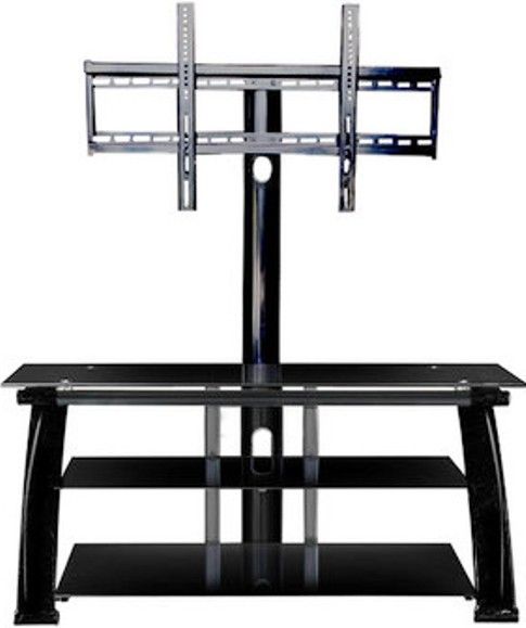 Innovex TB286G29 TV Stand, Stanford collection, Powder coated steel Frame material, Black Finish, 0.31