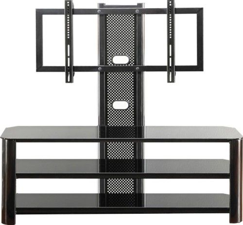 Innovex TB376G29 TV Stand, Stanford collection, Powder coated steel Frame material, Black Finish, 0.31