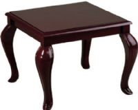 Office Star TBB2020 Traditional Queen Ann Reception Area End Table, Solid wood, Mahogany finish, 20"H x 20"W x 20"D Dimensions (TBB-2020 TBB 2020) 