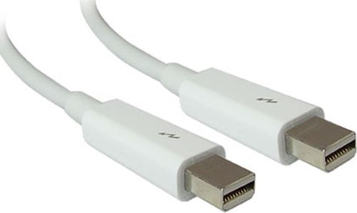 HamiltonBuhl TB-TB-6ST Comprehensive 6ft High Speed Thunderbolt Cable, White, Thunderbolt male to male, Data Transfer Rates up to 10 Gbps with bi-directional bandwidth per channel, White Jacket to match your Apple devices, Compatible with all Thunderbolt devices, 28/34AWG Gauge, Tinned Copper Center Conductor (HAMILTONBUHLTBTB6ST TBTB6ST TBTB-6ST TB-TB6ST)