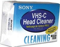 Sony TC-25CLD1B VHS-C Head Cleaning Cassette Fits with all VHS-C Camcorders, Head cleaner with on-screen indications, Takes just 15 seconds, UPC 027242536128 (TC25CLD1B TC 25CLD1B TC-25CLD) 
