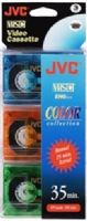 JVC TC35KL3P VHS-C Tapes, High energy magnetic particles, Long Lasting UDD binder, Multi-Linear Orientation technology, 35 minutes of SP (TC-35KL3P TC 35KL3P)