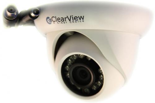 Clearview TD-81 600TVL IR Dome 3.6mm 65ft IR Range / Indoor / Outdoor / Vandalproof; High resolution of 600TVL(Color); DWDR, Day/Night, AWB, AGC, BLC; 3.6mm fixed lens; 65ft IR Range with Smart IR; IP66 - Waterproof; DC12V; Backlight Compensation BLC / DWDR; White Balance Auto; Gain Control Auto; Focal Length 3.6mm; Mount Type M12 (TD81 TD-81 TD-81)