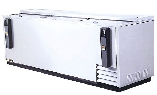 True TD-95-38-S Commercial Refrigerator, Horizontal Bottle Cooler, flat top, Type Unit: Deep well, HP: 1/2, Amps: 9.2 (TD9538S, TD-95-38, TD95-38-S, TD9538-S)
