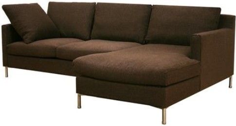 Wholesale Interiors TD9803-RUGI-47 Palmyra Brown Twill Fabric Modern Sectional Sofa, 16