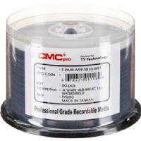 Microboards TDMR-WPP-SB16-WS CMC Pro Professional Grade DVD-R Media, Up to 16X Maximum Record Speed, 4.7GB Capacity, Water Shield White Inkjet Hub-Printable, All Forms of Audio and Data Writes, Zero Wave Distortion, Lowest Jitter Levels, Estimated 50 Year Data Integrity, 50 Disc Cakebox, UPC 678621011189 (TDMRWPPSB16WS TDMR-WPPSB16-WS TDMRWPP-SB16WS TDMRWPP-SB16-WS TDMR-WPP-SB16WS) 