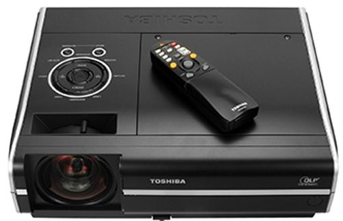 Toshiba TDP-EX20U Conference Room DLP Projector, 2300 ANSI lumens, Native Resolution XGA (1024 x 768), Contrast Ratio 2,000:1, Aspect Ratio 4:3 (16:9 switchable), Wireless Technology IEEE 802.11b/g, Throw Ratio 0.74, 9.2 lbs (TDPEX20U TDP EX20U TDP-EX20 TDPEX20)