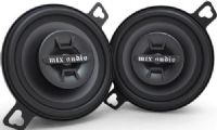 MTX Audio TDX35 Thunder Dome 3.5" 2-Way Coaxial Speaker, 25 Watts RMS Power, 50 Watts Peak Power, 4 Ohms Impedance, 83Hz - 20kHz Frequency Response, 92dB (2.83V/1m) Sensitivity, 1.5" (3.81 cm) Mounting Depth, 3.063" (7.78 cm) Cut Out Diameter, Extended low frequency reproduction for bigger, fuller sound, UPC 715442170357 (TDX-35 TDX 35 TD-X35) 
