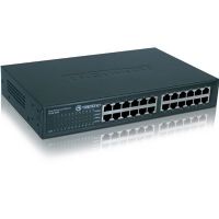TRENDnet TE100-S24R Fast Ethernet Switch 24 10/100Mbps Auto-Negotiation, Auto-MEDIX Fast Ethernet RJ-45 Ports, Compliant with IEEE 802.3 / IEEE 802.3u Standards, Provides 2Mbits RAM for Data Buffering, Supports 8Kbytes MAC Address Entries, Compliant with Windows, Linux, and Mac Operating Systems, Max 4.8Gbps Switching Capacity (TE100 S24R TE100S24R TE100-S24R) 