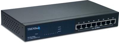 TRENDnet TE100-S800i 8-Port 10/100Mbps Layer 2 Managed Switch - 8 x 10/100Base-TX LAN - Managed Switch, Supports Broadcast Storm Filtering, Supports switch Fabric up to 3.8GBps (TE100  S800i   TE100S800i) 