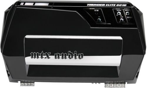 MTX Audio TE601D Thunder Elite Mono-Block Amplifier, 4 Ohms RMS Power Output 600W, Signal-to-noise Ratio (1 Watt) 71dB, 2 Ohms RMS Power Output 300W, THD+N (Distortion) (1 Watt) less than 0.5%, Frequency Response (-3dB) 20Hz-200Hz, Mono Gain Control 100mV-10V, Maximum Sensitivity 100mV, Maximum Input Signal 10V, UPC 715442241200 (TE-601D TE 601D)