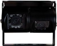 Ibeam TE-DCCCD Dual Waterproof Camera, Cameras can be rotated separately for the desired coverage, 150 Degree viewing angle for each camera, IR LED's help the camera see at night, An adjustable sunshade helps reduce any glare from the sun, Includes two 20 meter video cables, UPC 086429274895 (TEDCCCD TE-DCCCD TE DCCCD) 