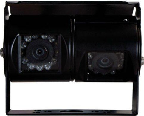 Ibeam TE-DCCCD Dual Waterproof Camera, Cameras can be rotated separately for the desired coverage, 150 Degree viewing angle for each camera, IR LED's help the camera see at night, An adjustable sunshade helps reduce any glare from the sun, Includes two 20 meter video cables, UPC 086429274895 (TEDCCCD TE-DCCCD TE DCCCD)
