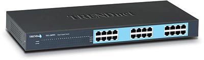 TRENDnet TEG-240WS Gigabit Web-Based Smart Switch, 24-port 10/100/1000Mbps (TEG 240WS, TEG240WS, TEG-240W, TEG-240, TEG240W, TEG240, Trendware)