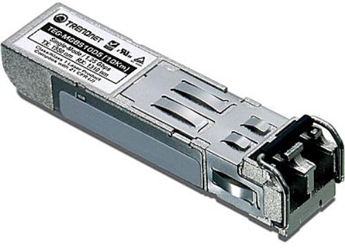 TRENDnet TEG-MGBS10D3_D5 Dual Wavelength Mini-GBIC Module Pair, Compliant with IEEE 802.3z Gigabit Ethernet and Fiber Channel Standards, Compliant with SFP MSA, SONET/SDH standards, Class 1 laser products, EN 60825, and EN60950 (TEGMGBS10D3D5 TEG-MGBS10D3-D5 TEG-MGBS10D3 TEGMGBS10D3)