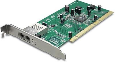 TRENDnet TEG-PCISXM2 Fiber Gigabit PCI Adapter, 64-bit 1000Base-SX (TEG PCISXM2, TEGPCISXM2, Trendware)
