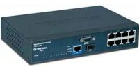 Trendnet TEG-S811FI Layer 2 Managed Switch with Gigabit Copper and Mini-GBIC Slot, 8 x 10/100Mbps RJ-45 Auto-MDIX ports, 1 x 10/100/100Mbps RJ-45 Auto-MDIX port and 1x 1000Base Mini-GBIC slot, Robust 5.6Gbps switching capacity IGMP support for multi-media applications, Supports up to 8,000 MAC address entries, Store-and-forward switching architecture (TEG S811FI TEGS811FI) 