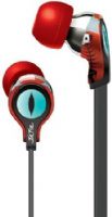 iLuv TEP102RED Tatz Scarz Impresion Binaural Earphone, Red, Lightweight and comfortable fully closed ear pieces, Ergonomic sound-isolating design, Precision Acoustic Engineering Renders Deep Rich Sound, Provides Superior Noise Isolation, Volume Control, Tangle-free, ultra-flexible, and convenient flat cable design (TEP-102RED TEP 102RED TEP102-RED TEP102 RED) 
