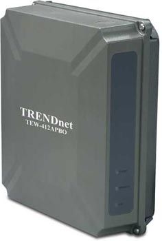 TRENDnet TEW-412APBO High Power Wireless Outdoor AP Bridge 54Mbps 802.11g 9dBi (TEW 412APBO    TEW412APBO    TEW-412APB    TEW-412AP    TEW-412A    TEW-412   Trendware)