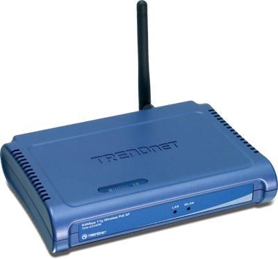 TRENDnet TEW-434APB Wireless PoE Access Point, Dynamic Data Rate Scaling at 54, 48, 36, 24, 18, 12, 9 and 6 Mbps for 802.11g and at 11, 5.5, 2 and 1 Mbps for 802.11b, Distance coverage 50 to100 meters indoor, 100 to 300 meters outdoor depending on the environment, Supports Most Operating Systems, such as Windows 95, 98, ME, NT, 2000, XP, Unix and Mac (TEW 434APB TEW434APB TEW-434APB)