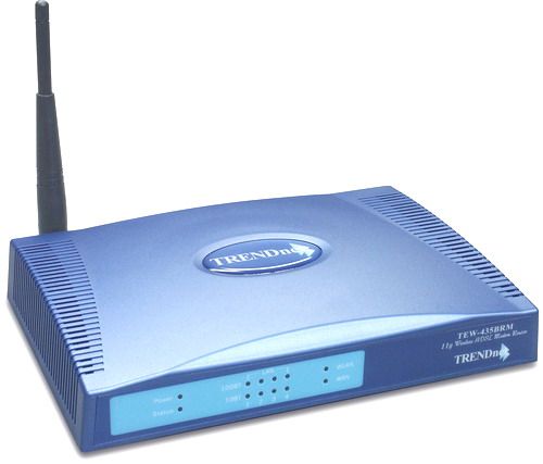 TRENDnet TEW-435BRM ADSL Firewall Modem Router 54Mbps 802.11g (Trendware, TEW 435BRM, TEW435BRM, TEW-435BR, TEW-435B, TEW-435, TEW435BR, TEW435B, TEW435)