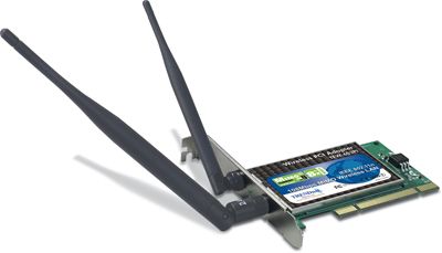 TRENDnet TEW-603PI MIMO Wireless PCI Adapter 108Mbps 802.11g (TEW 603PI, TEW603PI, TEW-603P, TEW-603, TEW603P, TEW603, Trendware)