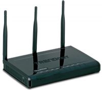 TRENDnet TEW-639GR Wireless N Gigabit Router, 4 x 10/100/1000Mbps Auto-MDIX LAN ports, 1 x 10/100/1000Mbps WAN port (Internet), Gigabit LAN ports for high speed network connectivity, High-speed wireless data rates up to 300Mbps using an IEEE 802.11n draft 2.0 connection, Wi-Fi Multimedia (WMM) Quality of Service (QoS) supported (TEW639GR TEW 639GR) 