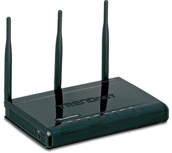 TRENDnet TEW-639GR Wireless N Gigabit Router, 4 x 10/100/1000Mbps Auto-MDIX LAN ports, 1 x 10/100/1000Mbps WAN port (Internet), Gigabit LAN ports for high speed network connectivity, High-speed wireless data rates up to 300Mbps using an IEEE 802.11n draft 2.0 connection, Wi-Fi Multimedia (WMM) Quality of Service (QoS) supported (TEW639GR TEW 639GR)