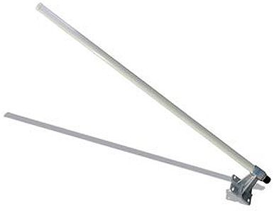 TRENDnet TEW-AO10O Outdoor 10 dBi Omni Directional Antenna, 2400-2500MHz Frequency Range, 10dBi Gain, 2.0:1VSWR, Linear, vertical Polarization, 360 HPBW/ Horizontal, 10 HPBW/ Vertical, 0 Down Tilt, 50 Ohms Impedance, N-Type Female Connector, 216 Km/ h (134miles/h) Survival Wind Speed, Works with 2.4GHz 802.11b/g wireless products, DC ground Lightning Protection, Gray white Radome Color (TEW AO10O TEWAO10O TEW-AO010O Trendware)