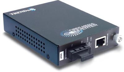 TRENDnet TFC-110MSC 10/100Base-TX to 100Base-FX Multi-Mode Fiber Converter with SC-Type Connector, Compliant with IEEE 802.3 10Base-T and IEEE 802.3u 100Base-TX / 100Base-FX standards, One 10/100Base-TX auto-negotiation RJ-45 port, One 100Mbps fiber port with Multi-mode SC-Type Connector, Status LED indicators for Power, Link/Activity, Full-Duplex, and Speed (TFC 110MSC TFC110MSC TFC-110MS TFC-110M TFC-110 TFC110MS TFC110M TFC110 Trendware) 