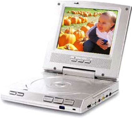 Coby TF-DVD5600 TFT Portable DVD Player with Swivel Screen,  5.6