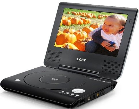 Coby TFDVD7008 Portable DVD Player, LCD display - TFT active matrix - 7
