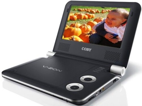 Coby TFDVD7009 Portable DVD/CD/MP3 Player, 7