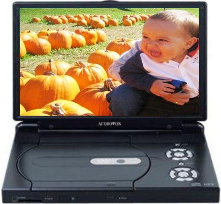 Coby TFDVD7750 Portable Tablet Style DVD Player with Dual Screen, 7