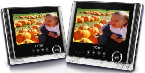 Coby TFDVD7752 Dual Screen 7-Inch Tablet Portable DVD Player, Display Resolution 480 x 234, NTSC/PAL Video System, Dual screen system allows you to share entertainment easily, DVD, DVD+/-R/RW, CD, CD-R/RW, JPEG, and MP3 Compatible, Dolby Digital decoding, Digital and analog AV outputs, 2 headphone jacks for private listening, UPC 716829987728 (TF-DVD7752 TF DVD7752)