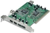 TRENDnet TFU-H33PI Six-Port USB 2.0/FireWire Combo PCI Adapter (TFU H33PI, TFUH33PI, TFU-H33P, TFU-H33, TFUH33P, TFUH33, Trendware) 