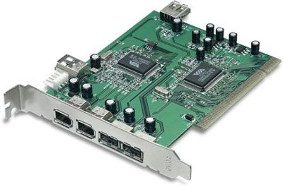 TRENDnet TFU-H33PI Six-Port USB 2.0/FireWire Combo PCI Adapter (TFU H33PI, TFUH33PI, TFU-H33P, TFU-H33, TFUH33P, TFUH33, Trendware)
