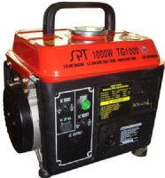 Sunpentown TG-1000 Portable Power Generator, 900 running watts 1000 peak watts, 2.0HP Engine, 120 volt 60Hz 7 Amp AC output, 2 cycle gas / oil mix -30/1, recoil handle-manual-start. This unit is not CARB approved so it cannot be sold to California, circuit breaker, Up to 6 hours running time per full tank (TG1000 TG 1000) 