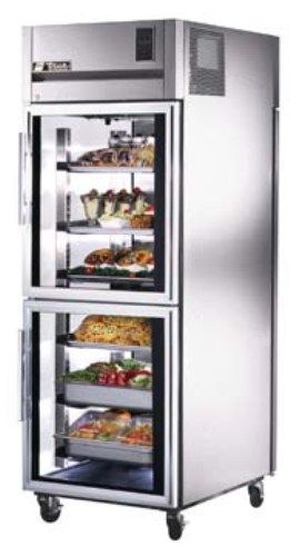 True TG1RPT-2HG-1S Refrigerator, Pass-thru, One-Section, 31 cu. ft., 3 vinyl coated shelves, s/s front, alum. ends, white alum int'rl w/ s/s floor (TG1RPT2HG1S, TG1RPT2HG-1S, TG1RPT-2HG1S, TG-1RPT-2HG-1S)