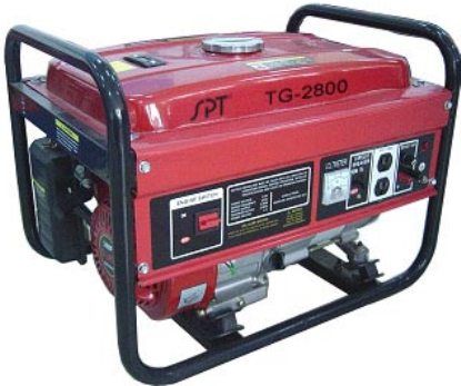Sunpentown TG-2800 Gasoline Generator 2800 Watts 6.5HP, Automatic voltage regulator, Electronic ignition system, 68dBs noise level from 7 meters (TG   2800       TG2800)
