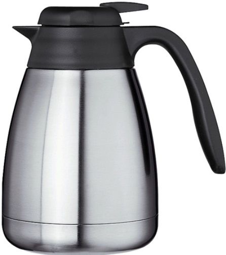 Thermos TGS06SC Stainless Steel Serving Carafe; 20 oz. Capacity; 6-Hour Temperature Retention; TherMax double-wall vacuum insulation for maximum temperature retention, hot or cold; Unbreakable, type 304 stainless-steel interior and exterior withstand the demands of everyday use; Fingerprint-resistant, clear exterior finish; UPC 080012441916 (TGS-06SC TGS 06SC TGS06-SC TGS06 SC)