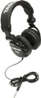 Tascam TH-02B Multi-Use Studio Grade Headphones, Black, Impedance 32 Ohms, Sensitivity 98 dB +/- 3dB, Frequency Response 18 Hz – 22 kHz, 600 mW Max Input Power, Foldable Design for Easy Compact Transport, Closed-Back Dynamic Design with Clean Sound, Rich Bass Response and Crisp Highs, UPC 043774030071 (TH02B TH 02B TH-02) 