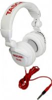 Tascam TH-02W Multi-Use Studio Grade Headphones, White, Impedance 32 Ohms, Sensitivity 98 dB +/- 3dB, Frequency Response 18 Hz – 22 kHz, 600 mW Max Input Power, Foldable Design for Easy Compact Transport, Closed-Back Dynamic Design with Clean Sound, Rich Bass Response and Crisp Highs, UPC 043774030088 (TH02W TH 02W TH-02) 