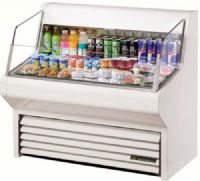 True THAC-48 Horizontal Air Curtain Refrigerated Merchandiser, 5 Shelves, 48 1/8 in - 1223 mm Large, 30 1/8 in - 766 mm Depth, 67 1/8 in - 1705 mm Height, 3/8 HP, 115/60/1 Voltage, 10.4 Amps, 5-15P NEMA Config, 6.5 ft / 1.98 m Cord Length, 395 lb / 180 Kg Crated Weight,  (THAC48 THAC-48 TH-AC48) 