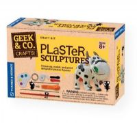 Thames & Kosmos 553005 Plaster Sculptures; Imagination runs wild! Create individual works of 3-D sculptural art; Form, cast, then paint animals, characters, or other sculptures; Ages 8+; Does include latex balloons; Shipping Weight 0.80 lb; Shipping Dimensions 7.30 x 3.00 x 5.00 inches; UPC 814743011205 (THAMESKOSMOS553005 THAMESKOSMOS-553005 MODELING SCULPTING) 