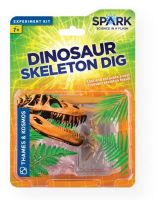 Thames & Kosmos TK551008 Dinosaur Skeleton Dig; Mold a cool-looking dinosaur skeleton fossil in a plaster rock form; Discover how and why fossilized dinosaurs are found around the world; Fun, fast, easy, and inexpensive! Age 7+; Shipping Weight 0.5 lb; Shipping Dimensions 7.1 x 1.2 x 10.00 in; UPC 814743011113 (THAMESKOSMOSTK551008 THAMESKOSMOS-TK551008 EDUCATION TOYS) 