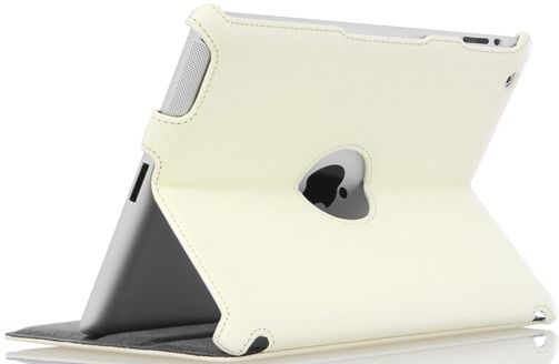 Targus THZ15701US Vuscape Case & Stand for iPad 3 and 4, White; Case converts into a stand to hold the device upright for hands-free viewing of video, online books and more; Hard-shell design offers a molded exterior to protect fragile glass displays that are prone to damage when bent; UPC 092636270582 (THZ-15701US THZ 15701US THZ15701-US THZ15701 US)
